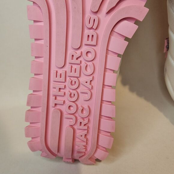 Marc Jacobs Sneakers The Jogger Pink Suede Womens Size US 11 Euro 41 - Picture 8 of 12